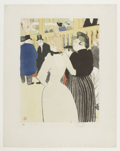 Au Moulin Rouge, la Goulue et sa sœur - Henri de Toulouse Lautrec